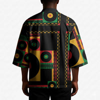 Jamaica Soccer 2026 Kimono Reggae Stylized