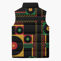 Jamaica Soccer 2026 Sleeveless Puffer Jacket Reggae Stylized