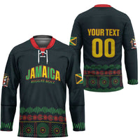 Custom Soccer 2026 Jamaica Hockey Jersey Reggae Music Spirit