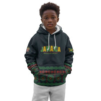 Custom Soccer 2026 Jamaica Kid Hoodie Reggae Music Spirit