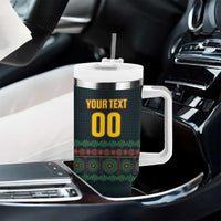 Custom Soccer 2026 Jamaica Tumbler With Handle Reggae Music Spirit