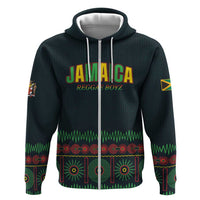 Custom Soccer 2026 Jamaica Zip Hoodie Reggae Music Spirit