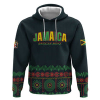 Custom Soccer 2026 Jamaica Zip Hoodie Reggae Music Spirit
