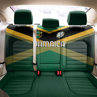 Rugby Jamaica Back Car Seat Cover Reggae Warriors Go Champions