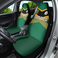 Rugby Jamaica Car Seat Cover Reggae Warriors Go Champions