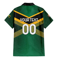 Custom Rugby Jamaica Family Matching Mermaid Dress and Hawaiian Shirt Reggae Warriors Go Champions