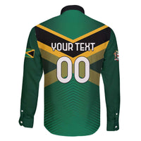 Custom Rugby Jamaica Family Matching Off The Shoulder Long Sleeve Dress and Hawaiian Shirt Reggae Warriors Go Champions