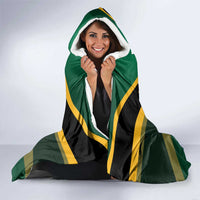 Rugby Jamaica Hooded Blanket Reggae Warriors Go Champions