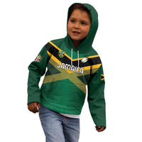 Custom Rugby Jamaica Kid Hoodie Reggae Warriors Go Champions