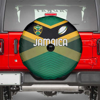 Rugby Jamaica Spare Tire Cover Reggae Warriors Go Champions