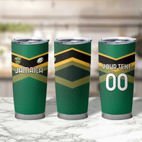 Custom Rugby Jamaica Tumbler Cup Reggae Warriors Go Champions