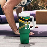 Custom Rugby Jamaica Tumbler With Handle Reggae Warriors Go Champions