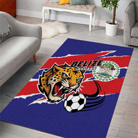 Football Belize Jaguars Area Rug Team Unbelizeables Jaguars