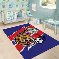 Football Belize Jaguars Area Rug Team Unbelizeables Jaguars