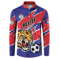 Custom Football Belize Jaguars Button Sweatshirt Team Unbelizeables Jaguars