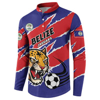Custom Football Belize Jaguars Button Sweatshirt Team Unbelizeables Jaguars