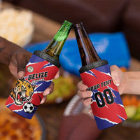 Custom Football Belize Jaguars 4 in 1 Can Cooler Tumbler Team Unbelizeables Jaguars