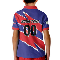 Custom Football Belize Jaguars Kid Polo Shirt Team Unbelizeables Jaguars