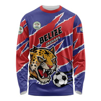 Custom Football Belize Jaguars Long Sleeve Shirt Team Unbelizeables Jaguars