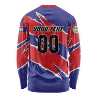 Custom Football Belize Jaguars Long Sleeve Shirt Team Unbelizeables Jaguars