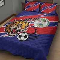 Football Belize Jaguars Quilt Bed Set Team Unbelizeables Jaguars