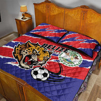 Football Belize Jaguars Quilt Bed Set Team Unbelizeables Jaguars