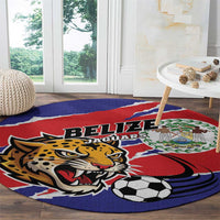Football Belize Jaguars Round Carpet Team Unbelizeables Jaguars