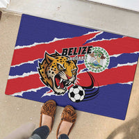 Football Belize Jaguars Rubber Doormat Team Unbelizeables Jaguars
