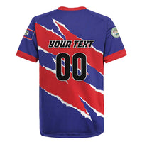 Custom Football Belize Jaguars Rugby Jersey Team Unbelizeables Jaguars