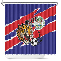 Football Belize Jaguars Shower Curtain Team Unbelizeables Jaguars