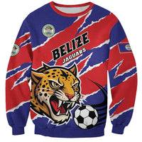 Custom Football Belize Jaguars Sweatshirt Team Unbelizeables Jaguars