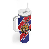 Custom Football Belize Jaguars Tumbler With Handle Team Unbelizeables Jaguars