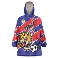 Custom Football Belize Jaguars Wearable Blanket Hoodie Team Unbelizeables Jaguars