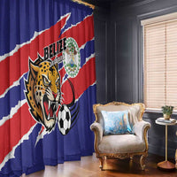 Football Belize Jaguars Window Curtain Team Unbelizeables Jaguars
