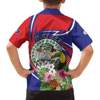 Personalized Belize Toucan Family Matching Puletasi and Hawaiian Shirt Sub umbra floreo