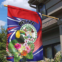 Belize Toucan Garden Flag Sub umbra floreo