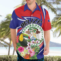 Personalized Belize Toucan Hawaiian Shirt Sub umbra floreo