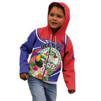 Personalized Belize Toucan Kid Hoodie Sub umbra floreo