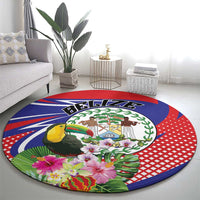 Belize Toucan Round Carpet Sub umbra floreo