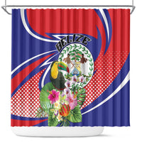 Belize Toucan Shower Curtain Sub umbra floreo
