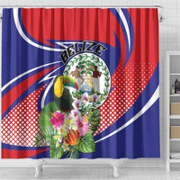 Belize Toucan Shower Curtain Sub umbra floreo