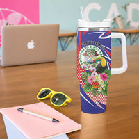 Personalized Belize Toucan Tumbler With Handle Sub umbra floreo