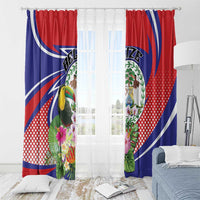 Belize Toucan Window Curtain Sub umbra floreo