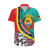 Mozambique Independence Day Hawaiian Shirt Mozambiki Emblem Happy 48th Anniversary - Wonder Print Shop