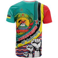 Mozambique Independence Day T Shirt Mozambiki Emblem Happy 48th Anniversary - Wonder Print Shop
