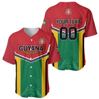 Custom Rugby Guyana Baseball Jersey Guyana Warriors Go Champions - Wonder Print Shop