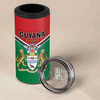 Custom Rugby Guyana 4 in 1 Can Cooler Tumbler Guyana Warriors Go Champions - Wonder Print Shop