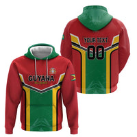 Custom Rugby Guyana Hoodie Guyana Warriors Go Champions - Wonder Print Shop