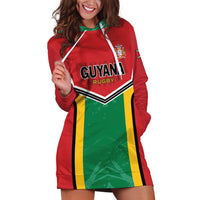 Custom Rugby Guyana Hoodie Dress Guyana Warriors Go Champions - Wonder Print Shop