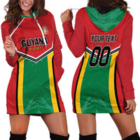 Custom Rugby Guyana Hoodie Dress Guyana Warriors Go Champions - Wonder Print Shop